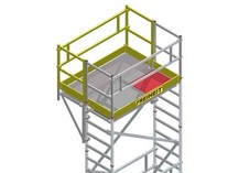 AX15 Cantilever Set Scaffold Support Accessory for Extended Working Reach, Heavy Duty Structural Component for Stable Access, Maintenance Safety and Industrial Platform Use